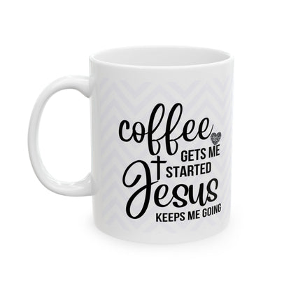"Coffee with Jesus" Mug