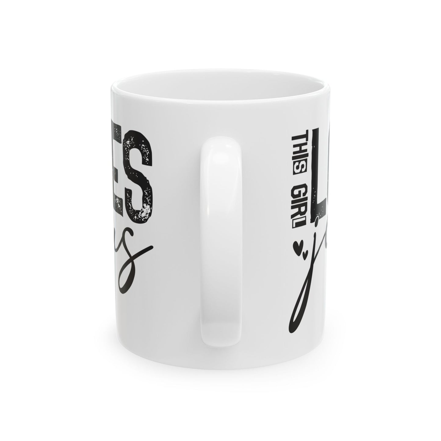"This Girl Loves Jesus" Mug