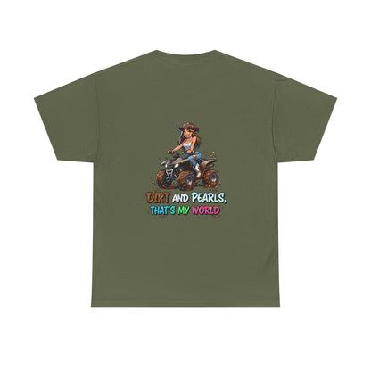 "Dirt and Pearls" Unisex Cotton T-Shirt