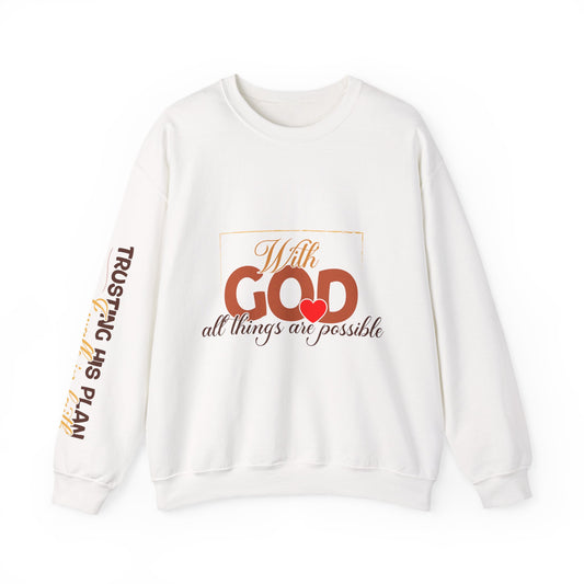 "With God" Unisex Sweatshirt