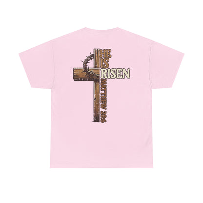 'He is Risen' Unisex Cotton T-Shirt