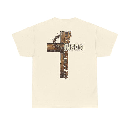 'He is Risen' Unisex Cotton T-Shirt