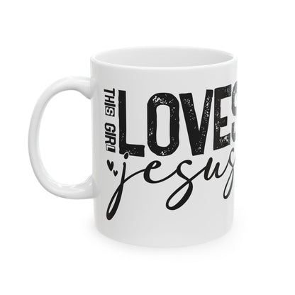 "This Girl Loves Jesus" Mug