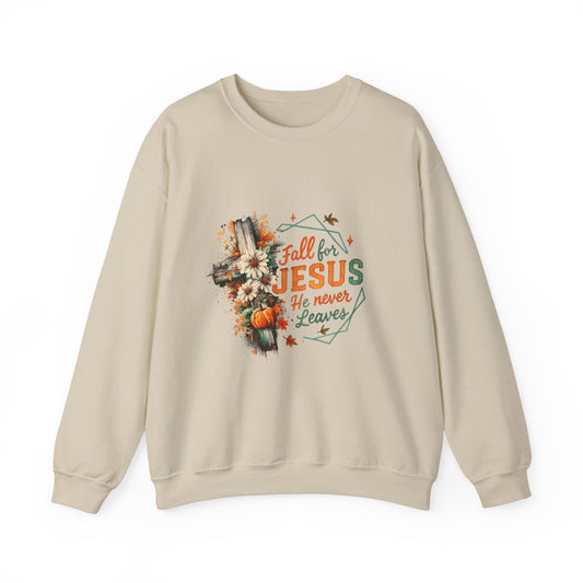 "Fall for Jesus" Unisex Crewneck Sweatshirt
