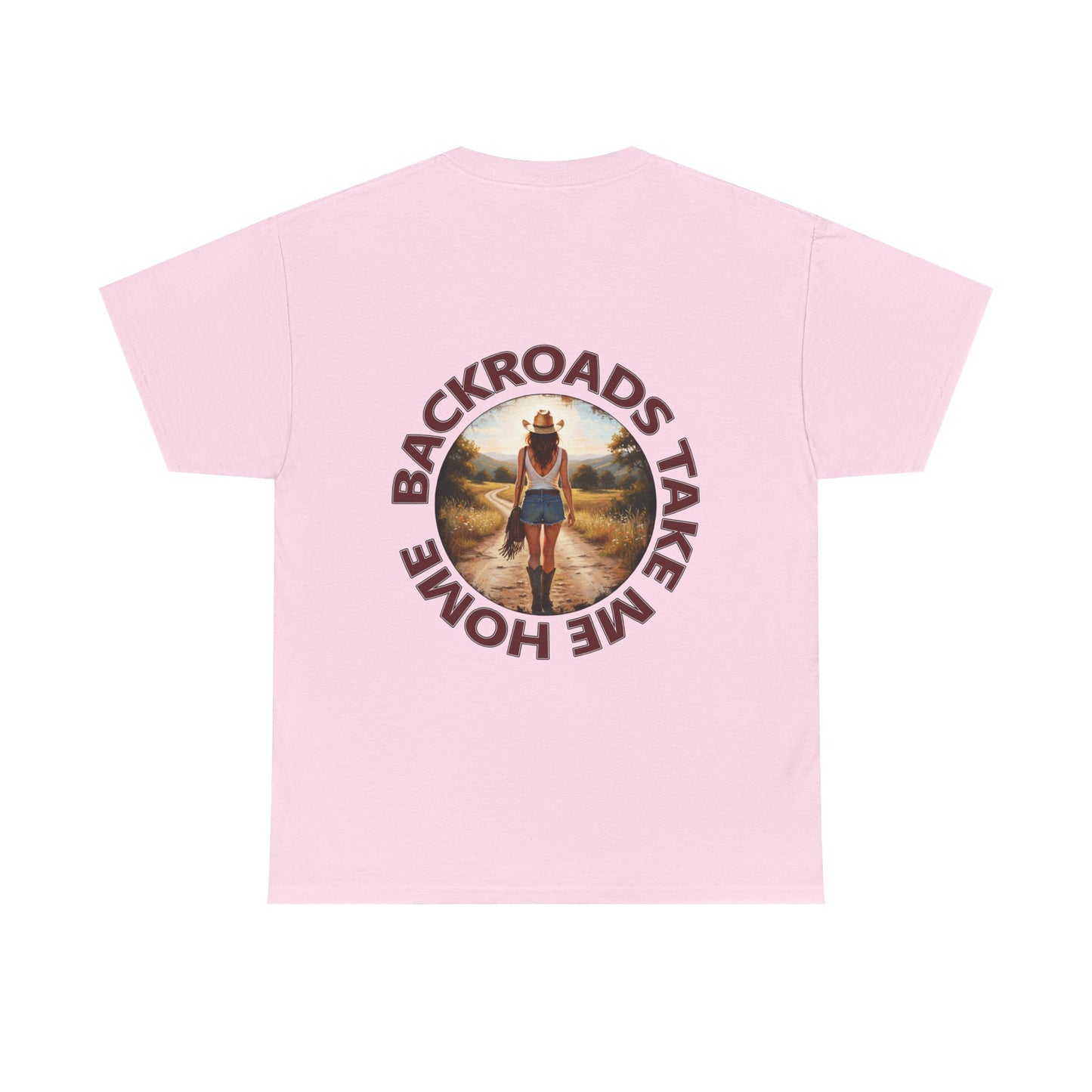 "Backroads Take Me Home" Unisex Cotton T-Shirt