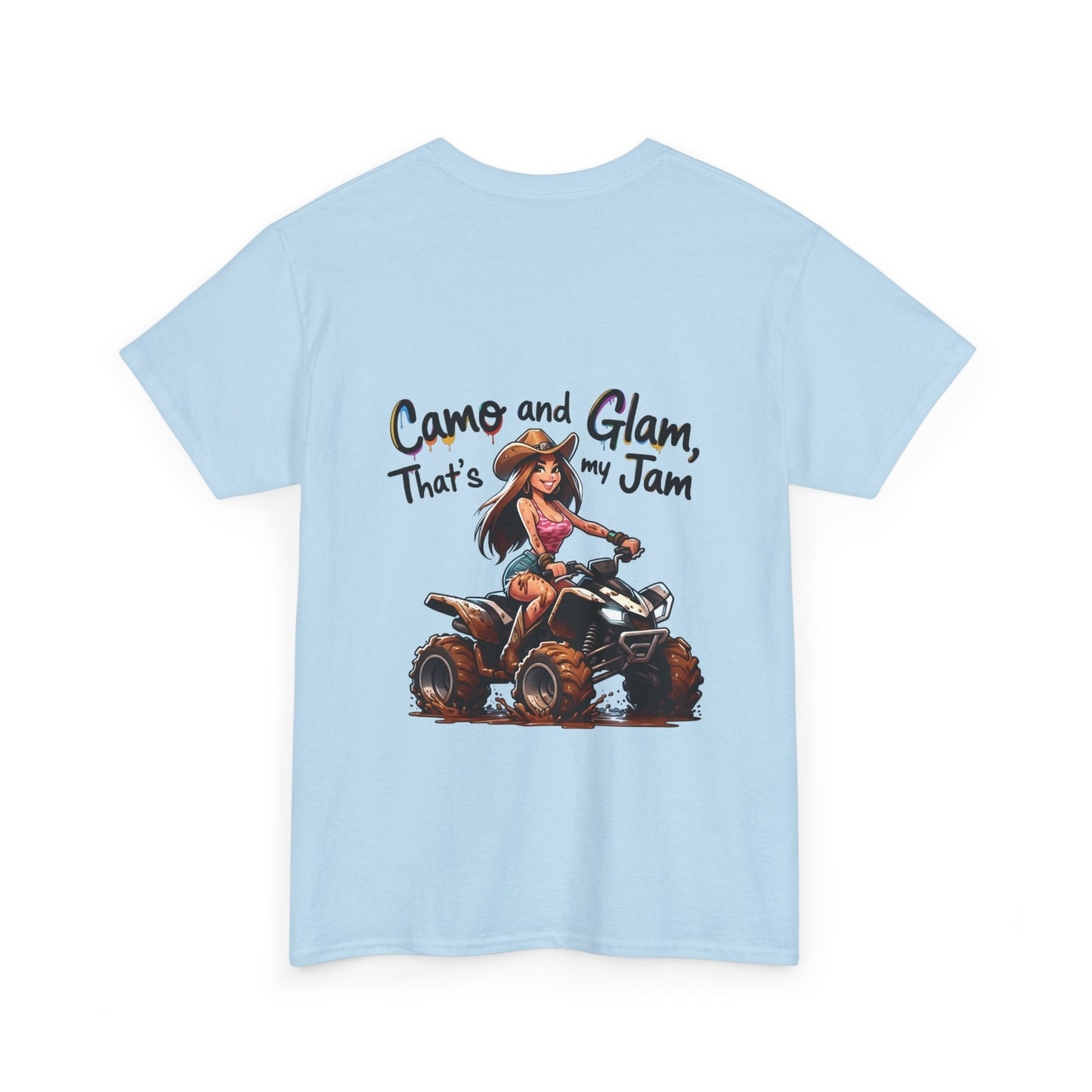 "Camo and Glam" Unisex Cotton T-Shirt