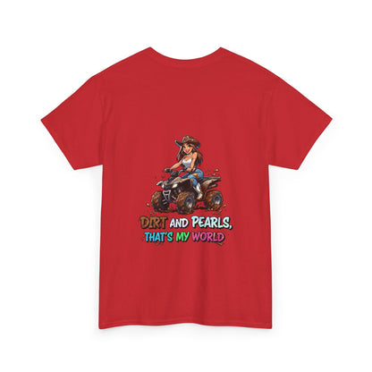 "Dirt and Pearls" Unisex Cotton T-Shirt