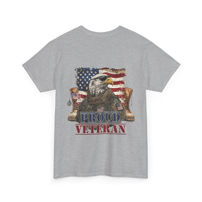 Proud Veteran Unisex Cotton T-Shirt
