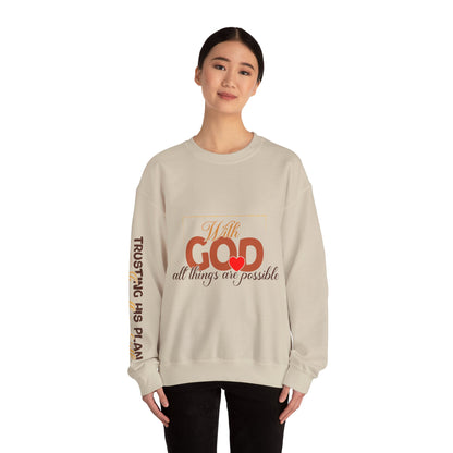 "With God" Crewneck Sweatshirt