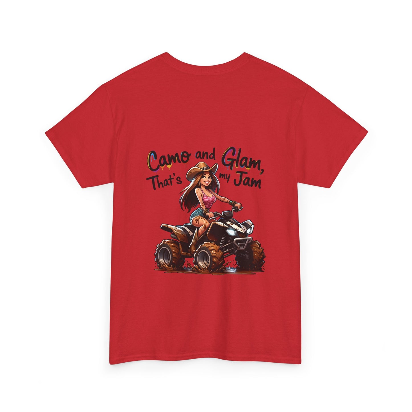 "Camo and Glam" Unisex Cotton T-Shirt