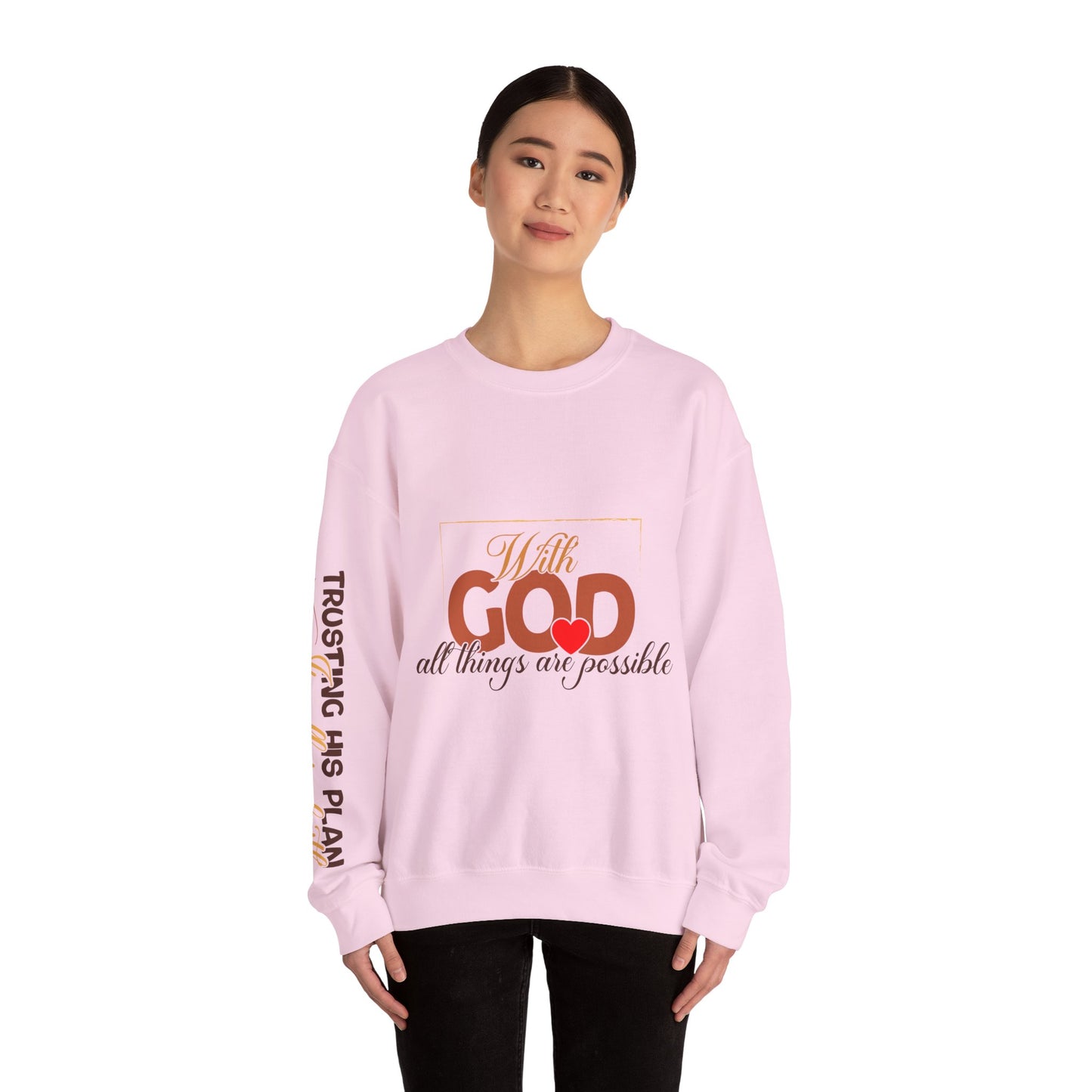 "With God" Crewneck Sweatshirt