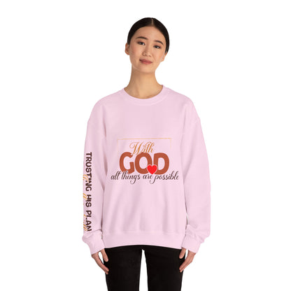 "With God" Crewneck Sweatshirt