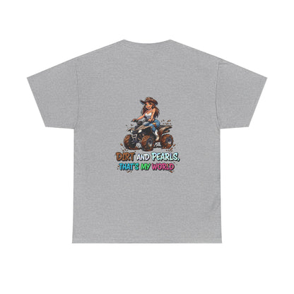 "Dirt and Pearls" Unisex Cotton T-Shirt