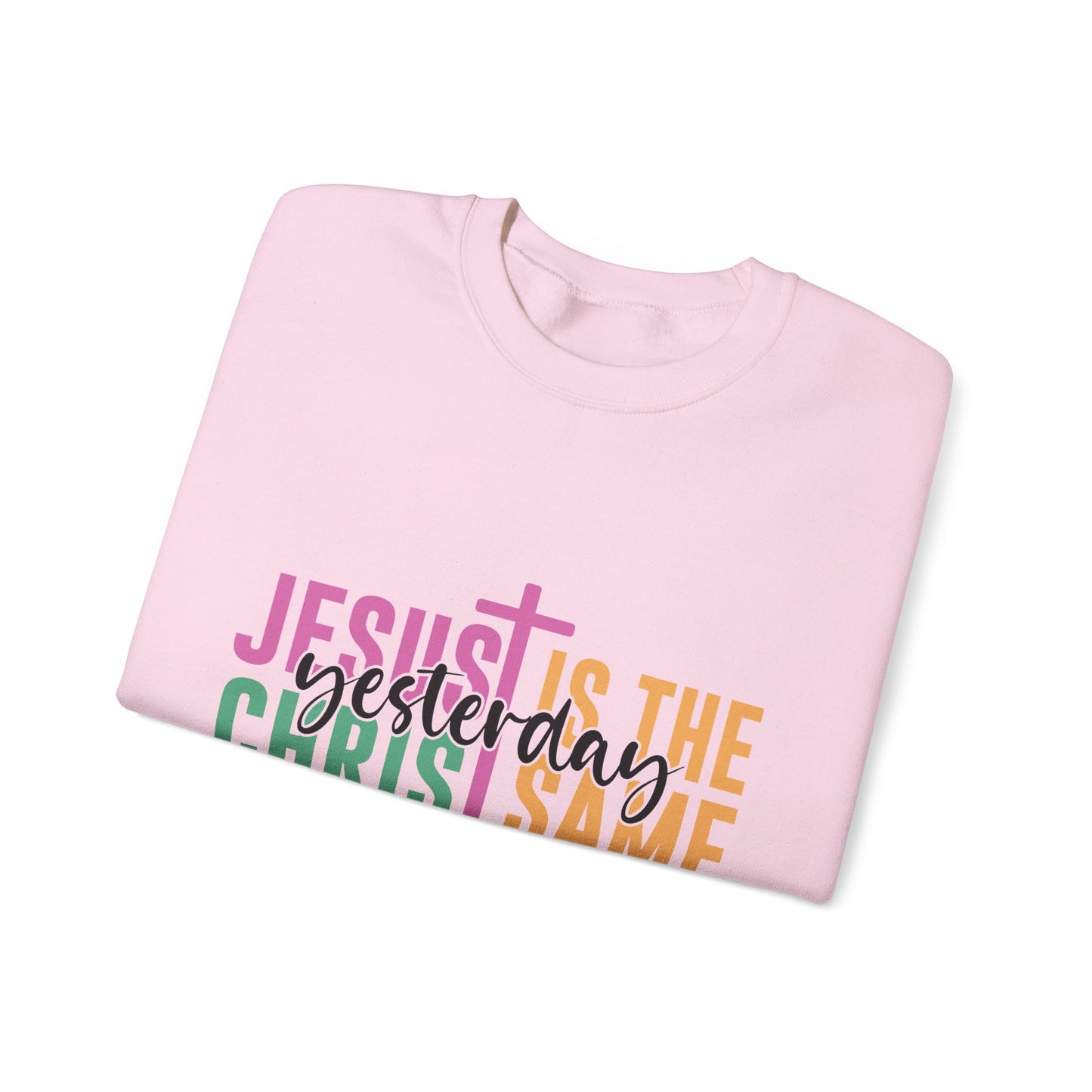 "Jesus Is" Faith-Inspired Crewneck Sweatshirt