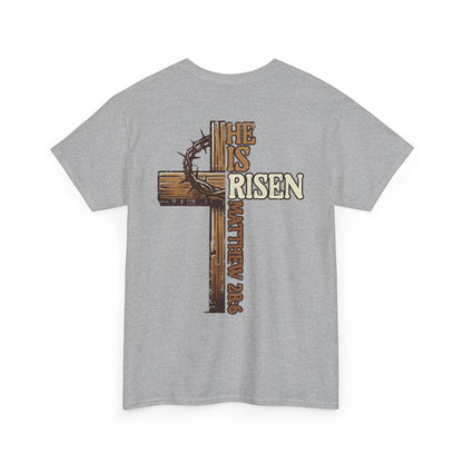 'He is Risen' Unisex Cotton T-Shirt