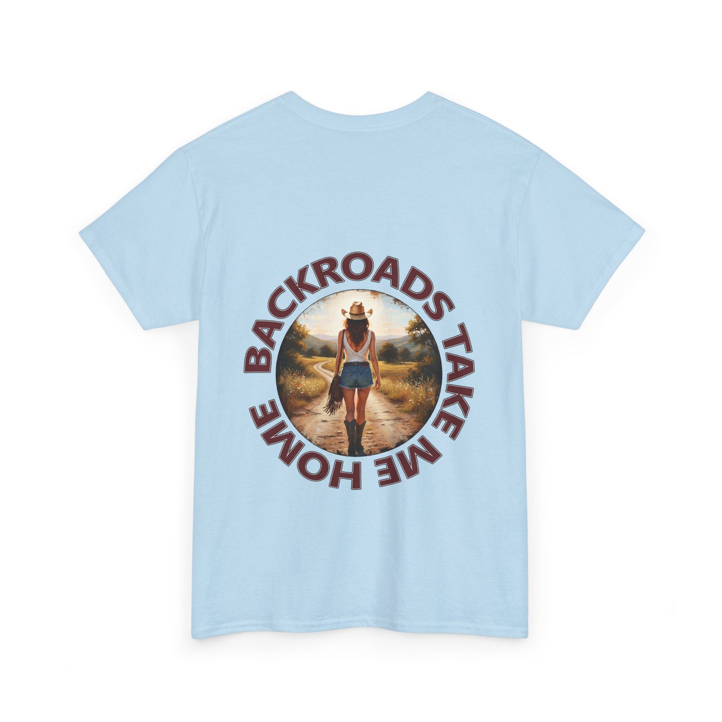 "Backroads Take Me Home" Unisex Cotton T-Shirt