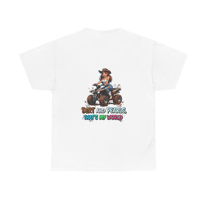 "Dirt and Pearls" Unisex Cotton T-Shirt