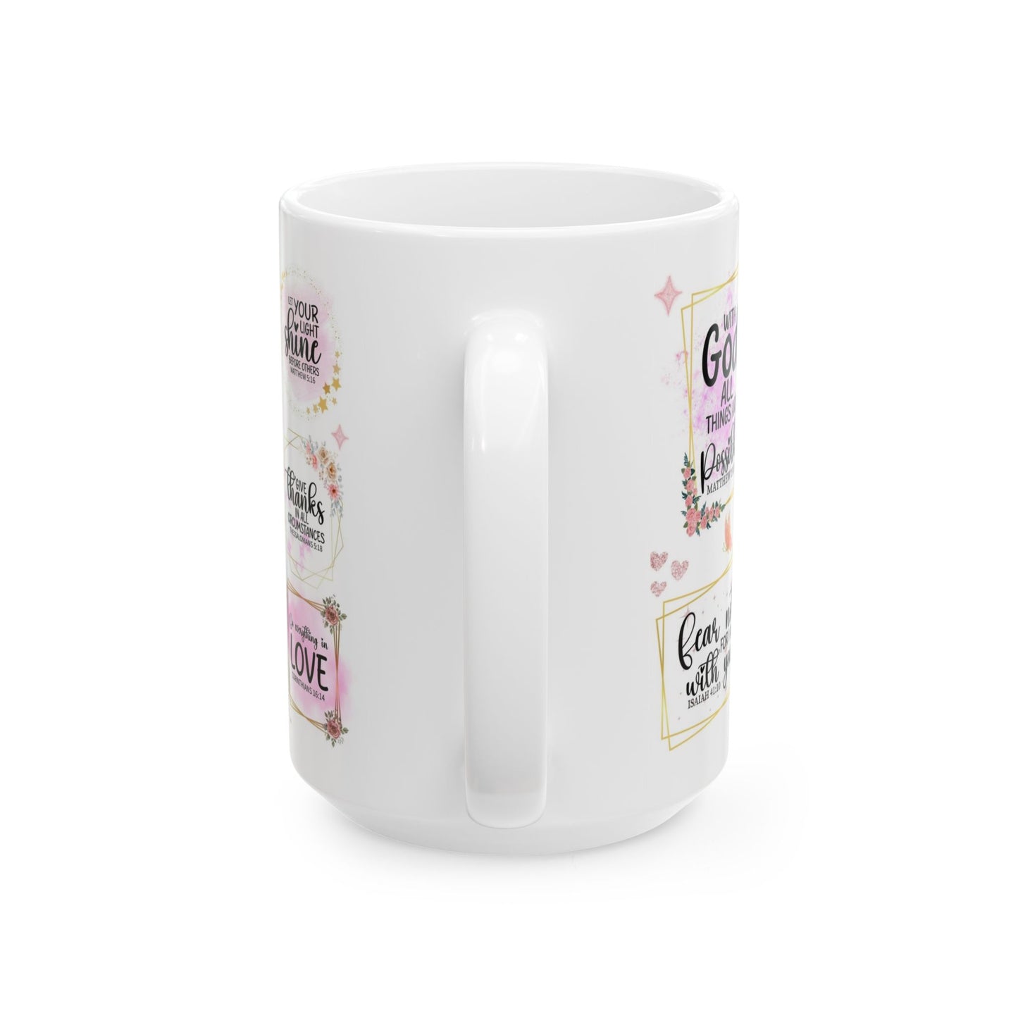 "With God" Inspirational Mug