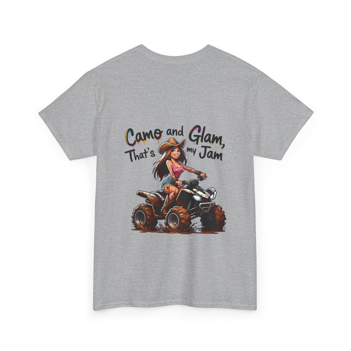 "Camo and Glam" Unisex Cotton T-Shirt