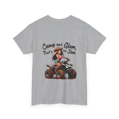 "Camo and Glam" Unisex Cotton T-Shirt