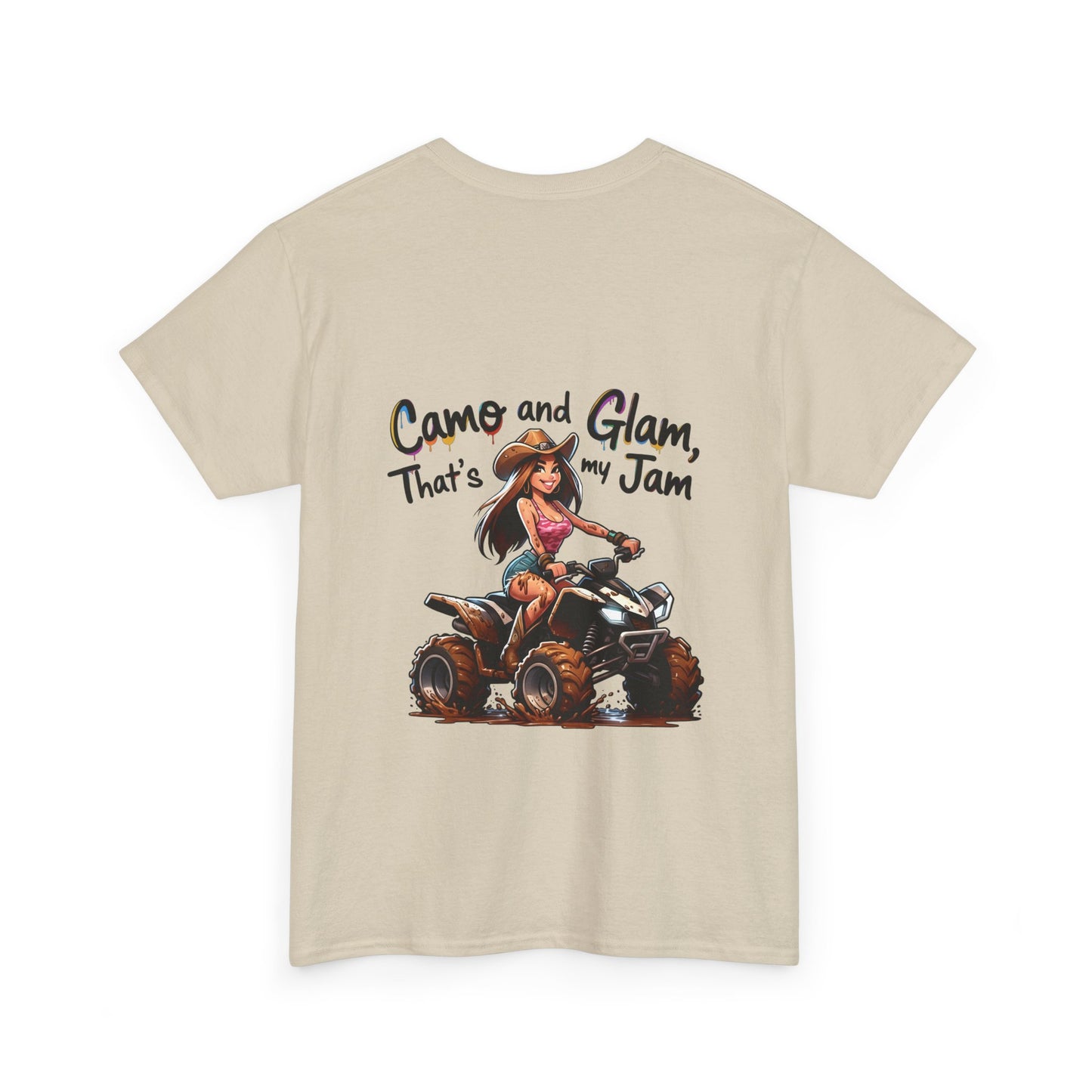 "Camo and Glam" Unisex Cotton T-Shirt