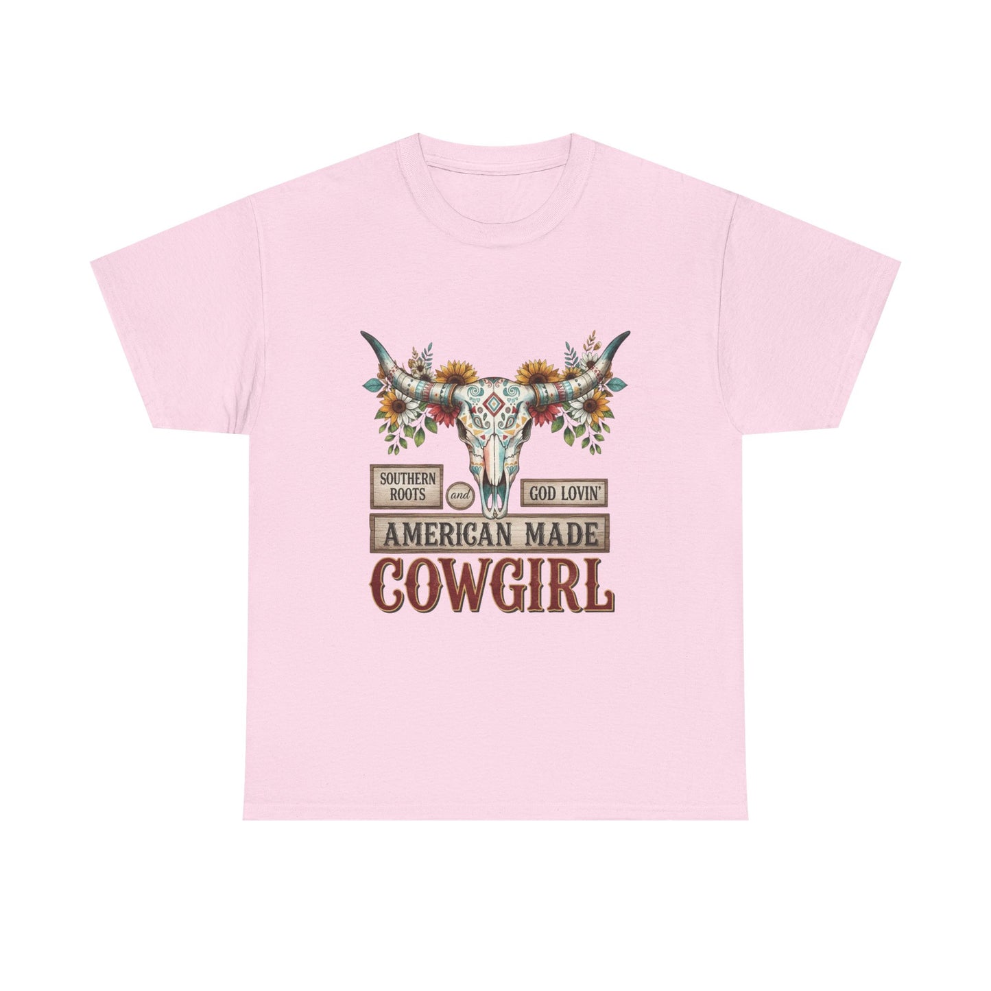 "American Made Cowgirl" Unisex T-Shirt