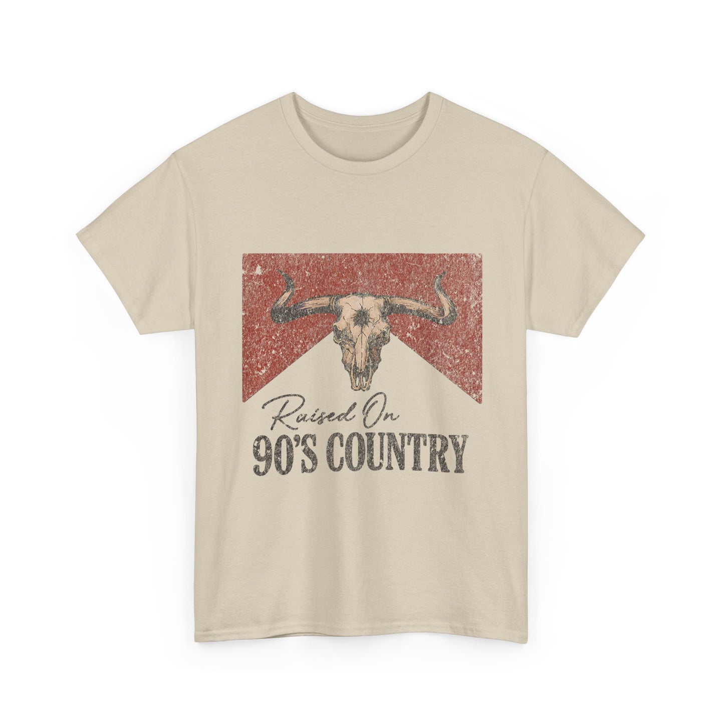 "90's Raised On Country Music" Unisex Cotton T-Shirt