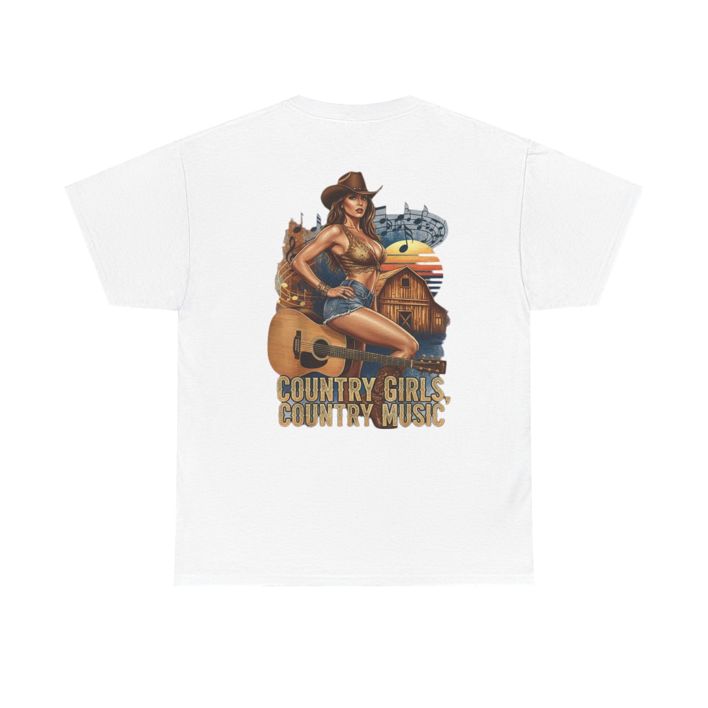 "Country Music" Unisex Cotton T-Shirt