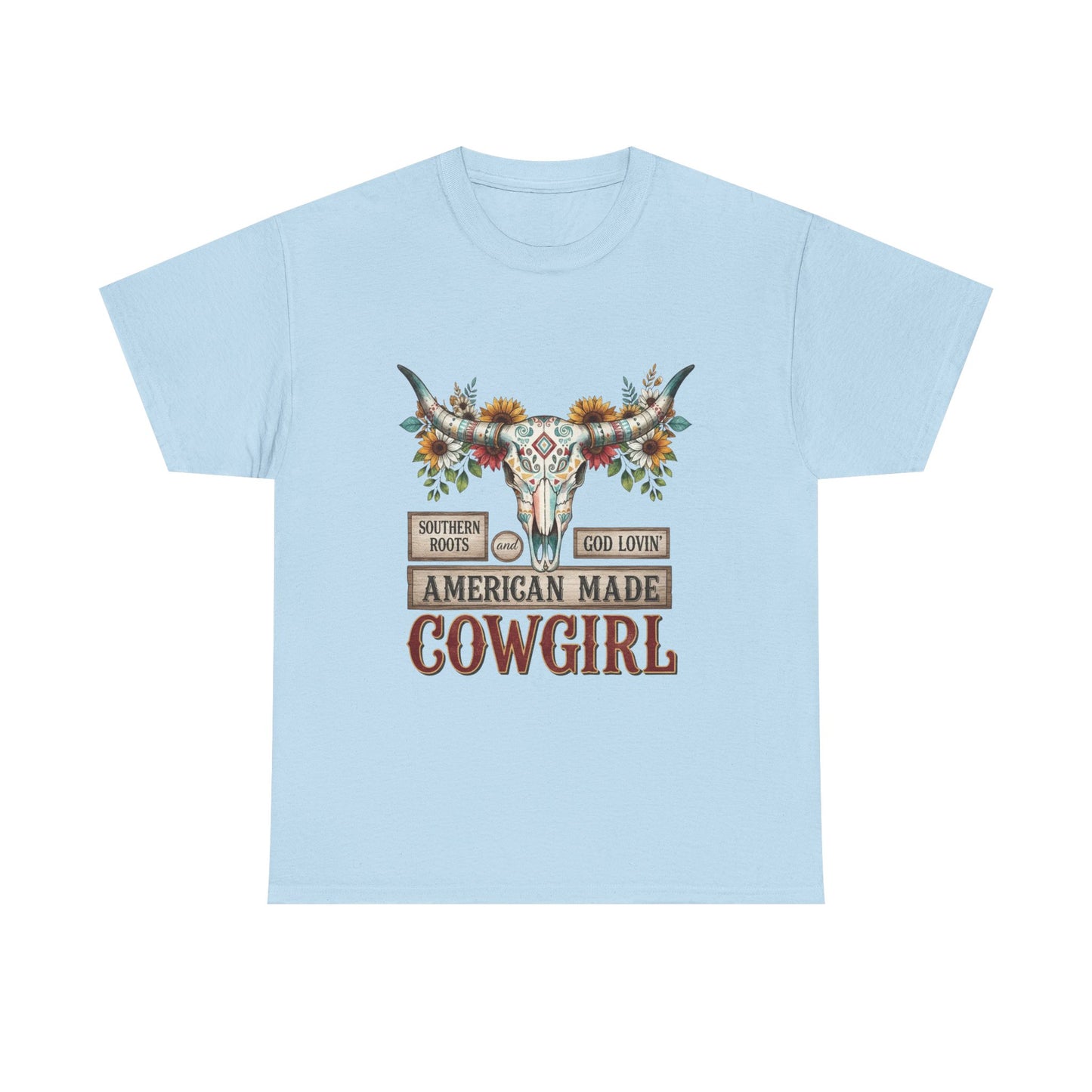 "American Made Cowgirl" Unisex T-Shirt
