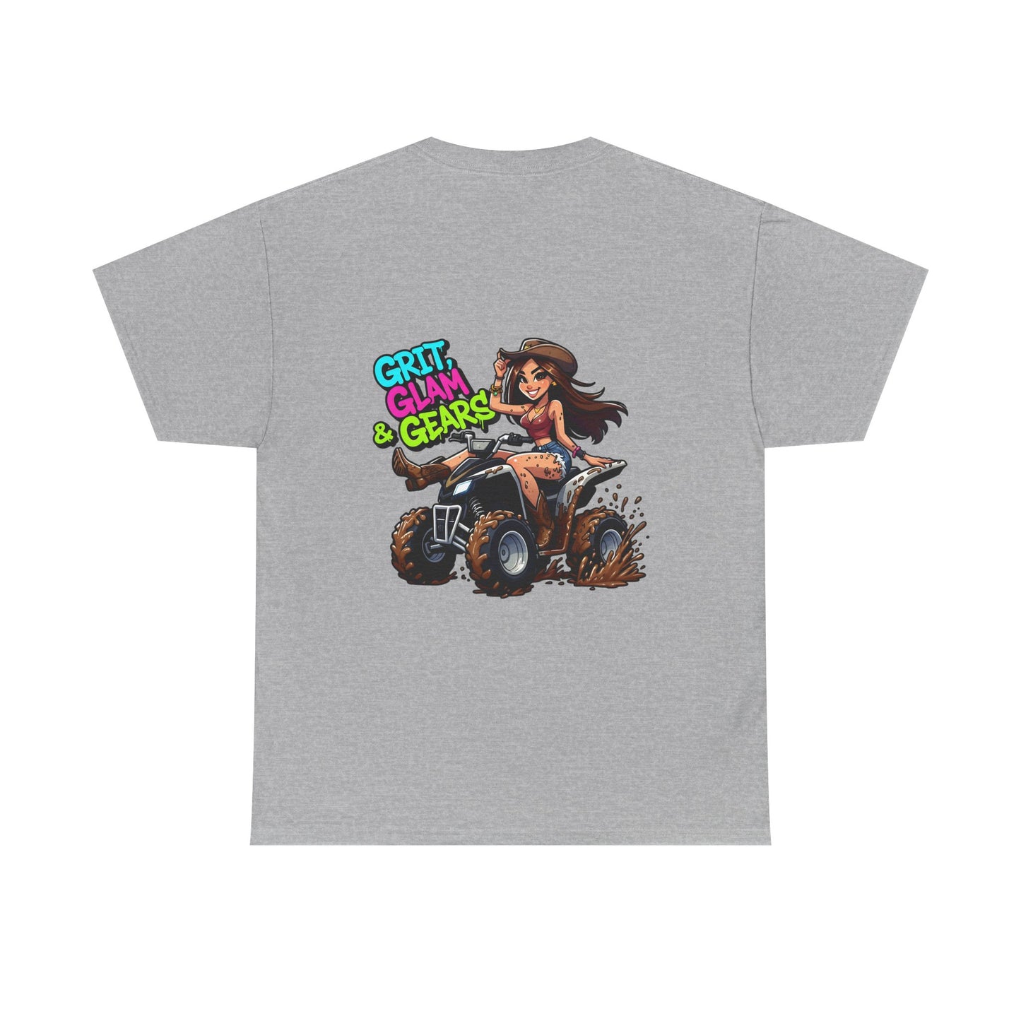 "Grit, Grit & Gears" Unisex Cotton T-Shirt