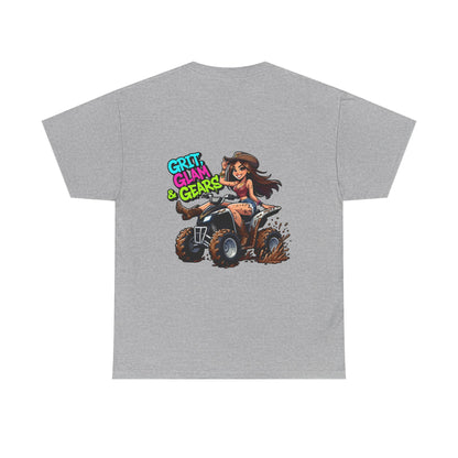 "Grit, Grit & Gears" Unisex Cotton T-Shirt