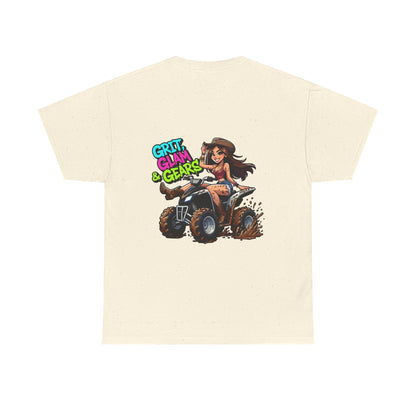 "Grit, Grit & Gears" Unisex Cotton T-Shirt