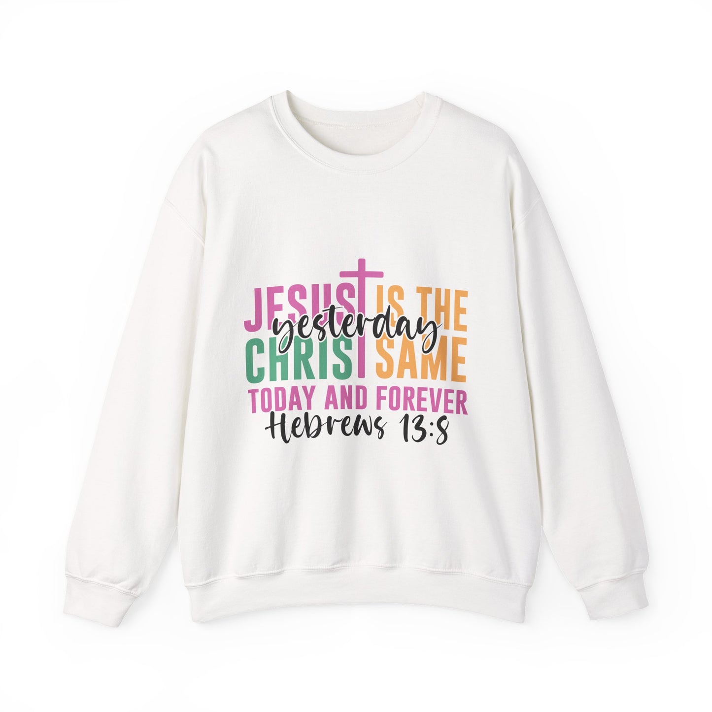 "Jesus Is" Faith-Inspired Crewneck Sweatshirt