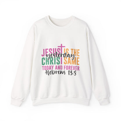 "Jesus Is" Faith-Inspired Crewneck Sweatshirt