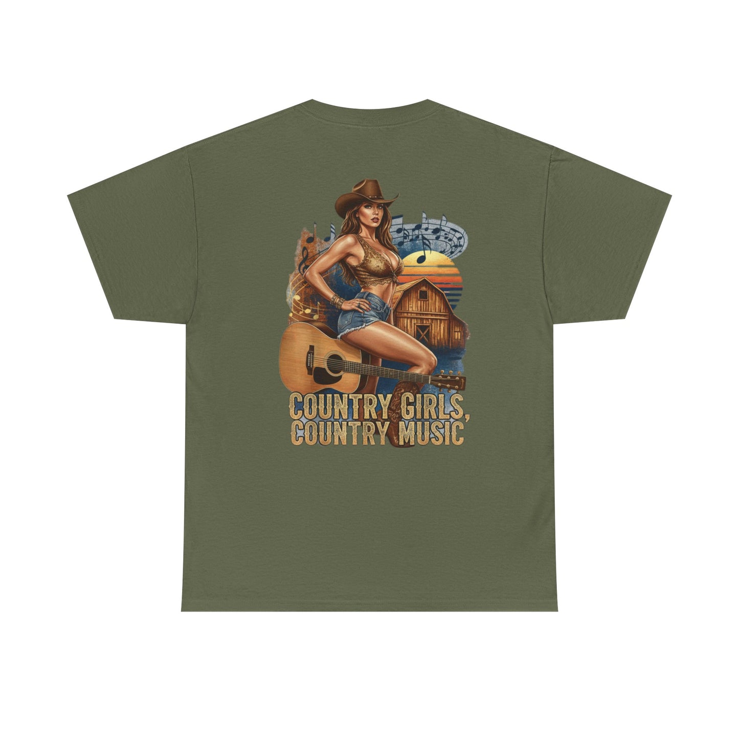 "Country Music" Unisex Cotton T-Shirt