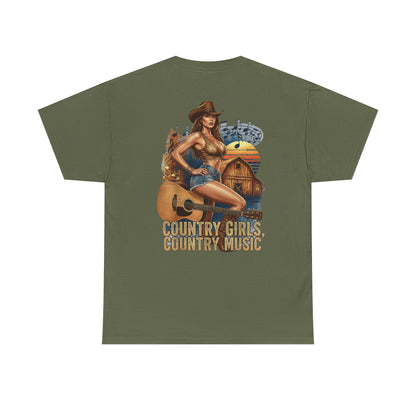 "Country Music" Unisex Cotton T-Shirt