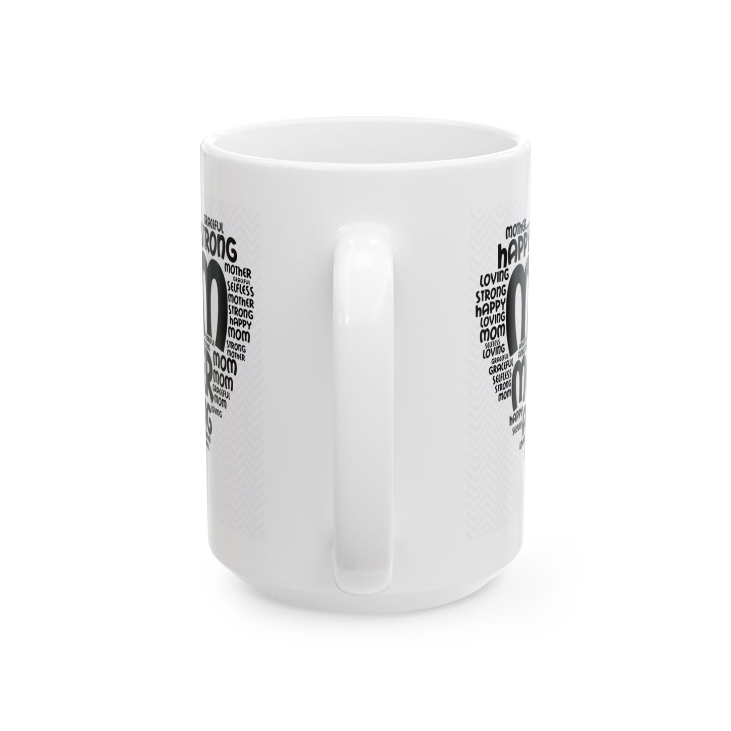 "Mom Word Art" Mug