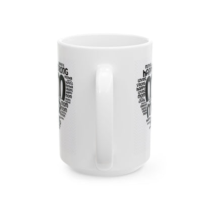 "Mom Word Art" Mug