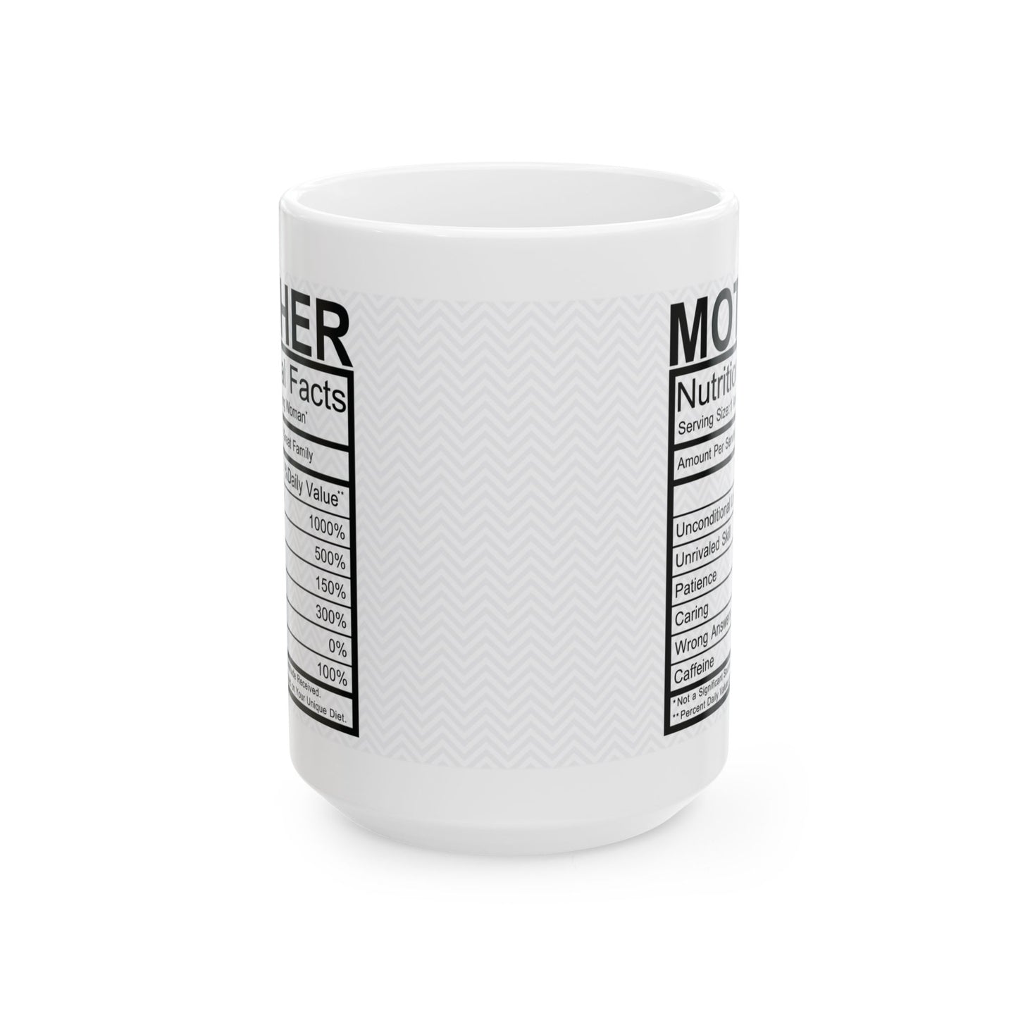 "Nutritional Mom Facts" Mug