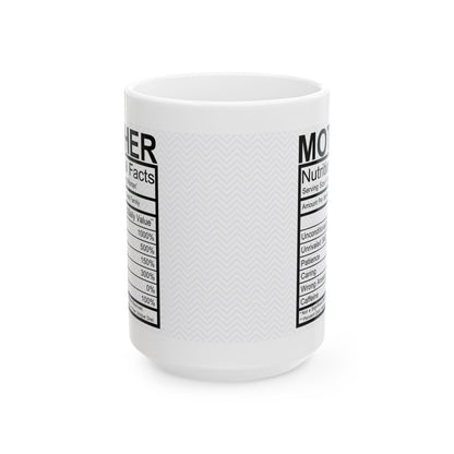 "Nutritional Mom Facts" Mug