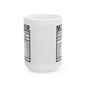 "Nutritional Mom Facts" Mug