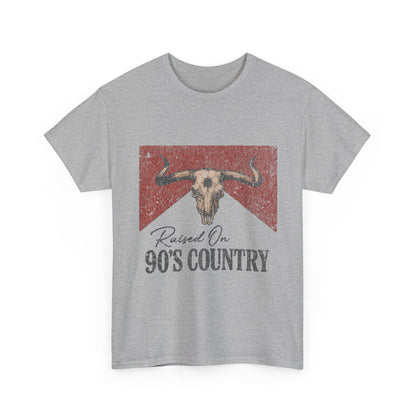 "90's Raised On Country Music" Unisex Cotton T-Shirt