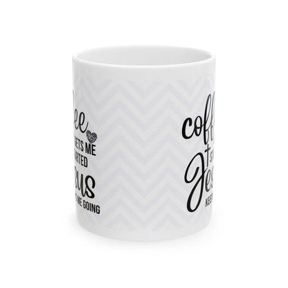 "Coffee with Jesus" Mug