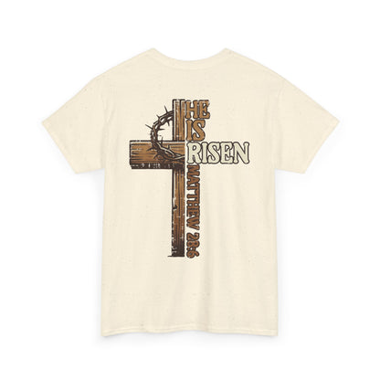 'He is Risen' Unisex Cotton T-Shirt