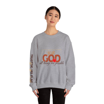 "With God" Crewneck Sweatshirt