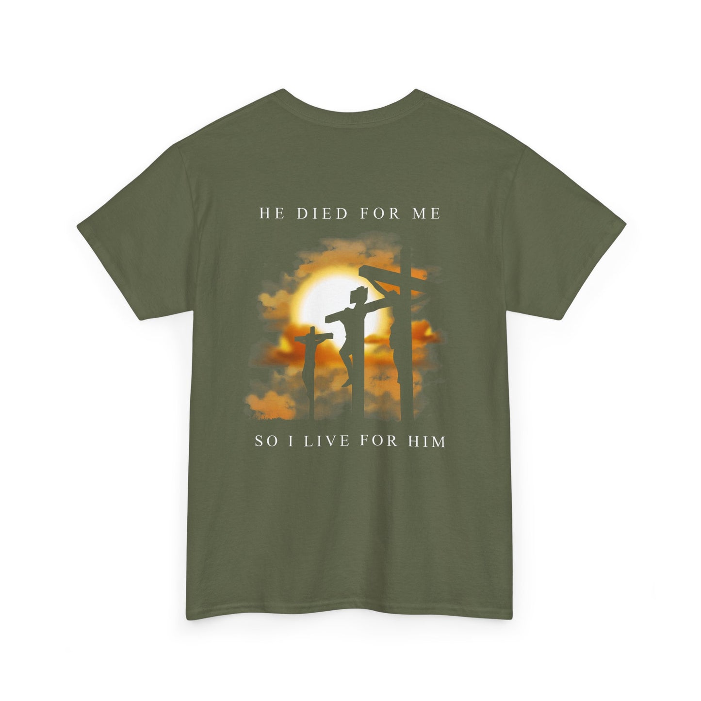 "He Died For Me" Unisex Cotton T-Shirt