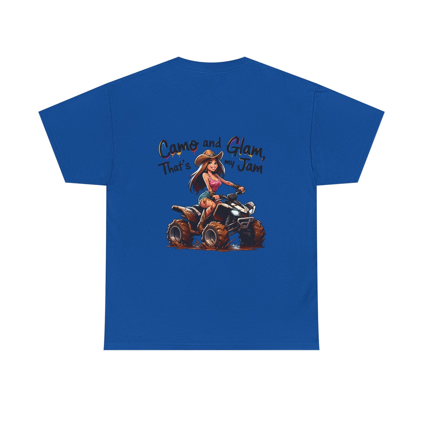 "Camo and Glam" Unisex Cotton T-Shirt