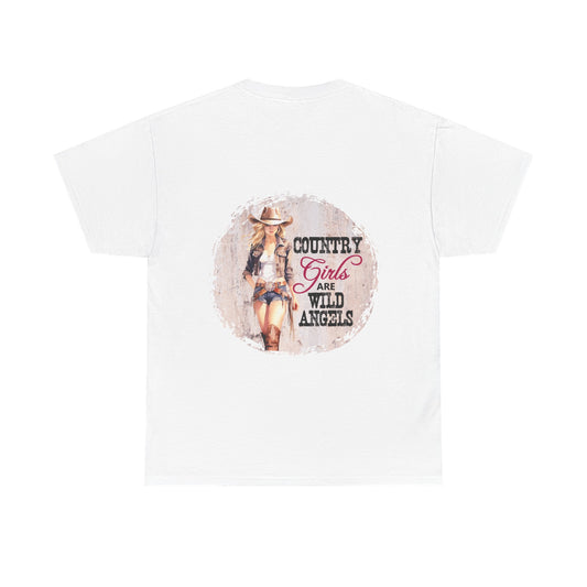 "Country Girls Wild Angels" Unisex Cotton T-Shirt