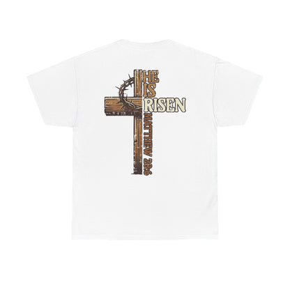 'He is Risen' Unisex Cotton T-Shirt