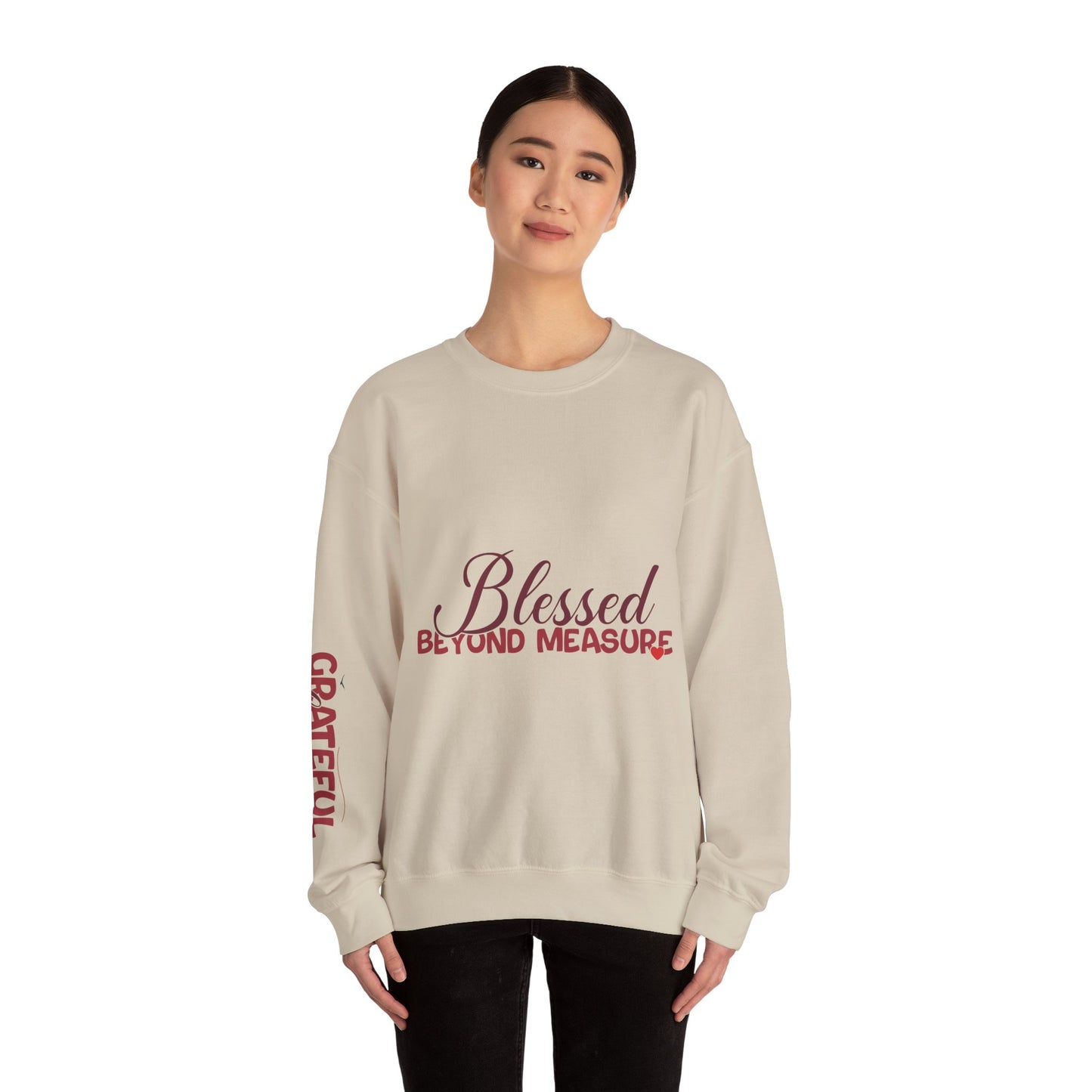 "Blessed & Grateful" Crewneck Sweatshirt
